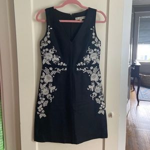 Linen embroidered dress